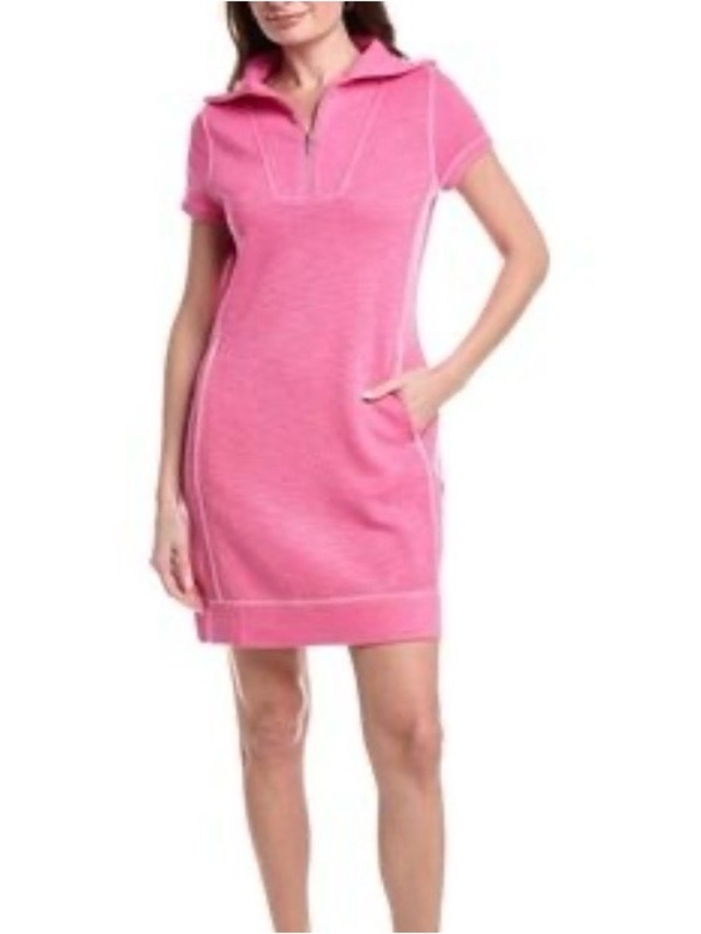 Tommy Bahama Half Zip Sweater Tango Dress Women’s Size L NWT